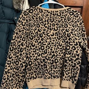 Abercrombie Leopard Sweater